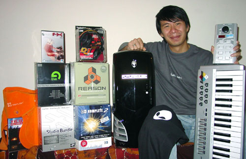 Hac Le With some of his prizes