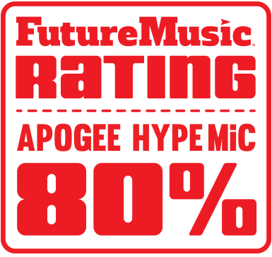 Apogee Hype MiC Review FutureMusic 80 Rating FutureMusic