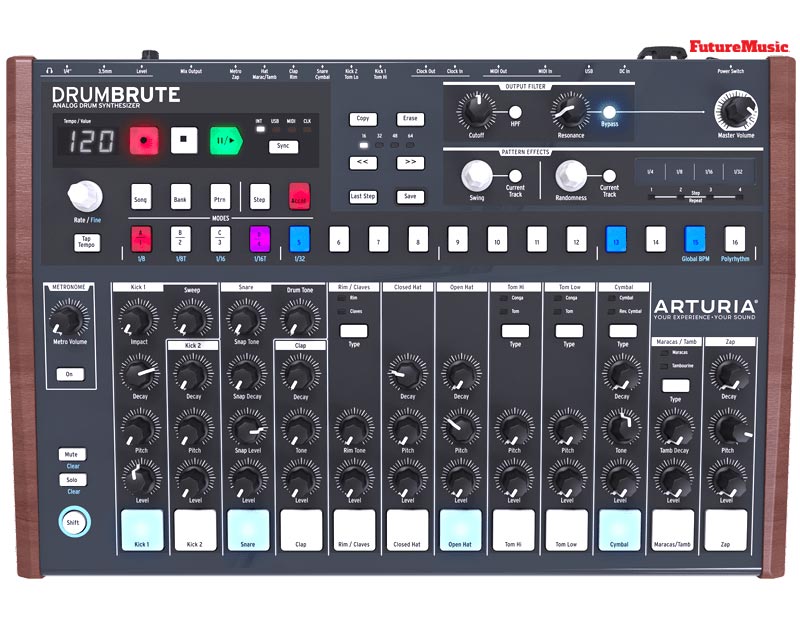 Arturia DrumBrute review front