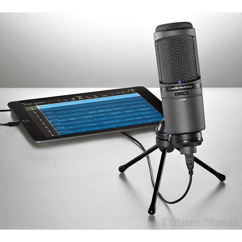 Audio Technica AT2020 USBi ipad