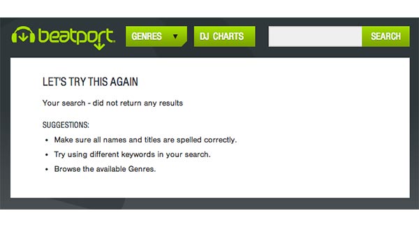 Search Is What Is Wrong With Beatport