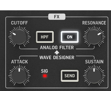 Behringer TD-8 808 Clone Effect Section