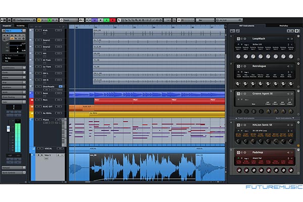 Steinberg Cubase Pro 8 Project Window