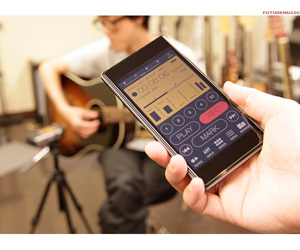 Tascam DR-44WL Transport Control via wi-fi smartphone app