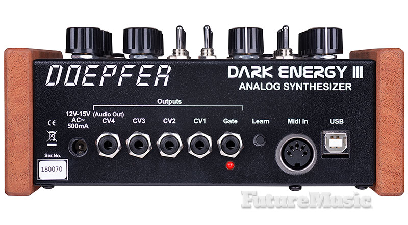 Doepfer Dark Energy3 Analog Synth RearView FutureMusic