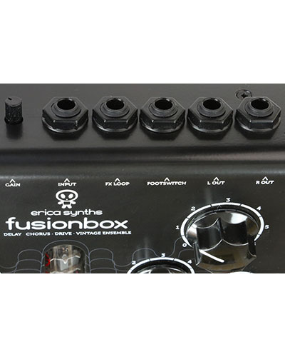 Erica Synths Fusionbox Connectivity. Photo Copyright FutureMusic