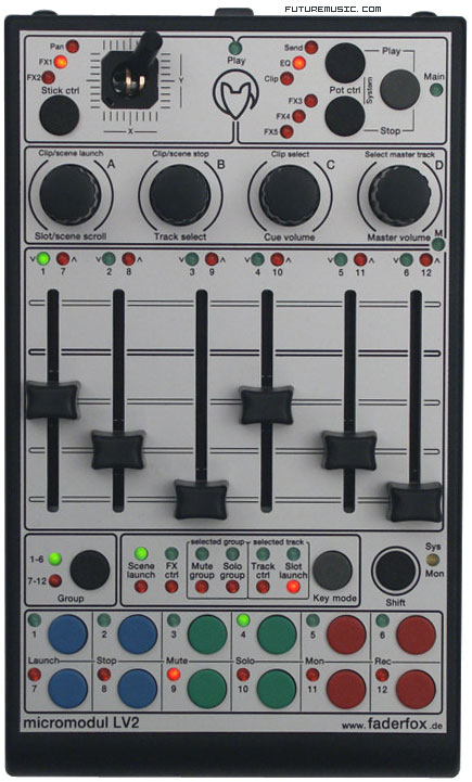 Faderfox LV2 Ableton Live Controller