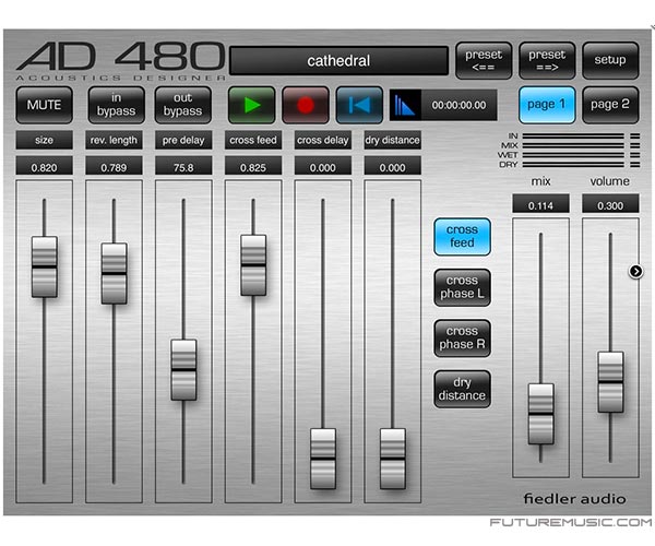 Fiedler Audio-AD-480 reverb app