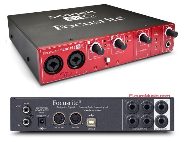 драйвера на звуковую карту scarlett 8i6 focusrite скачать