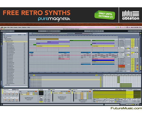 Ableton Gifts Puremagnetik Retro Synths To Ableton 8 Users