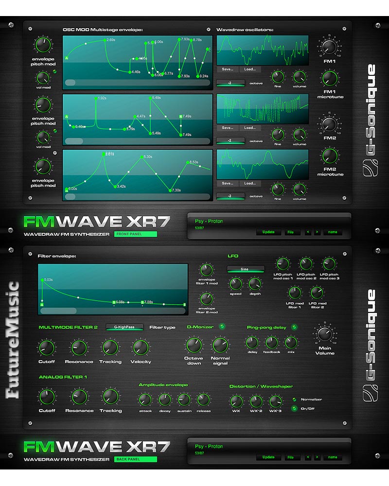 G-Sonique FM WAVE XR7 futuremusic