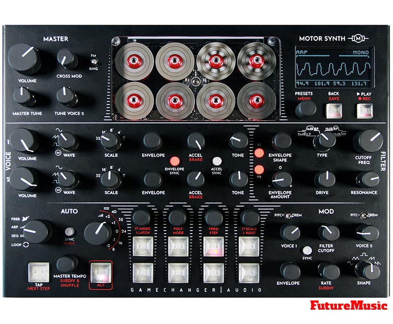 Gamechanger Audio Motor Synth Top View FutureMusic