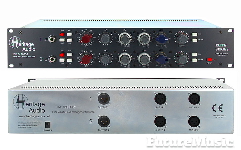 Heritage Audio Releases HA-73 EQX2 Dual Mic Amp/Equalizer