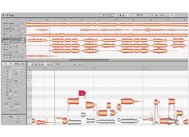 Melodyne4-Studio screen shot