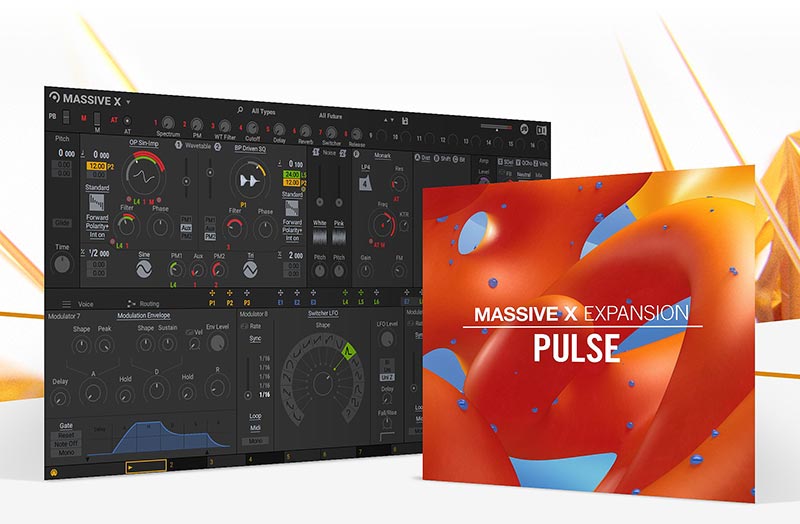 Native Instruments Massive X Rush, Pulse & Scene Expansion Packs Review by FutureMusic Copyright 2020 FutureMusic - Top View