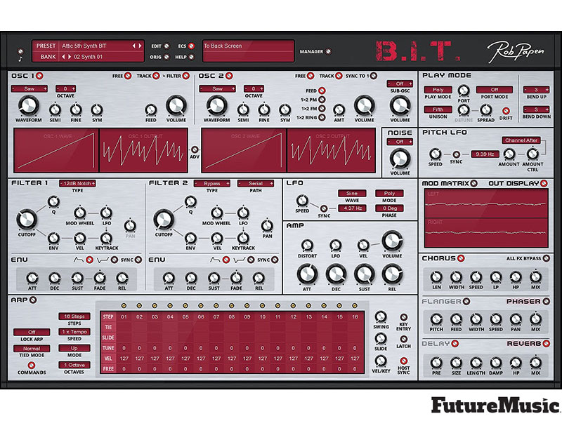 Rob-Papen BIT Synth from FutureMusic