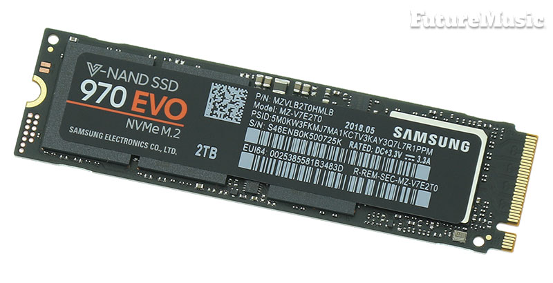 Samsung 970 Pro SSD drive review by FutureMusic.