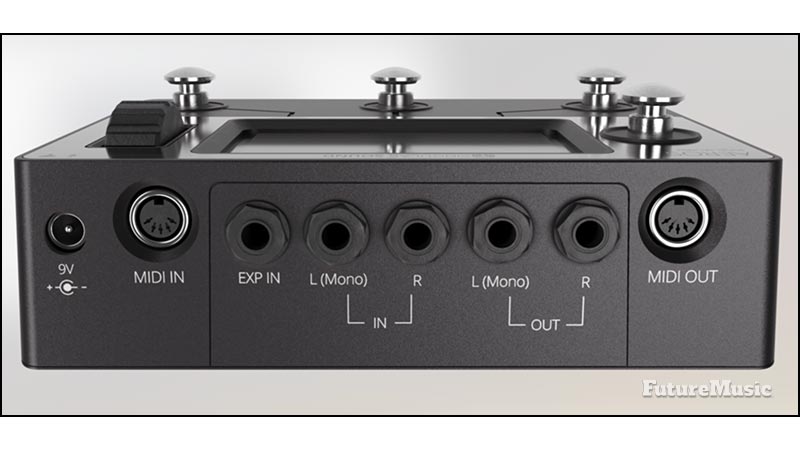 Singular Sound Premiers The Aeros Loop Studio Pedal Back View