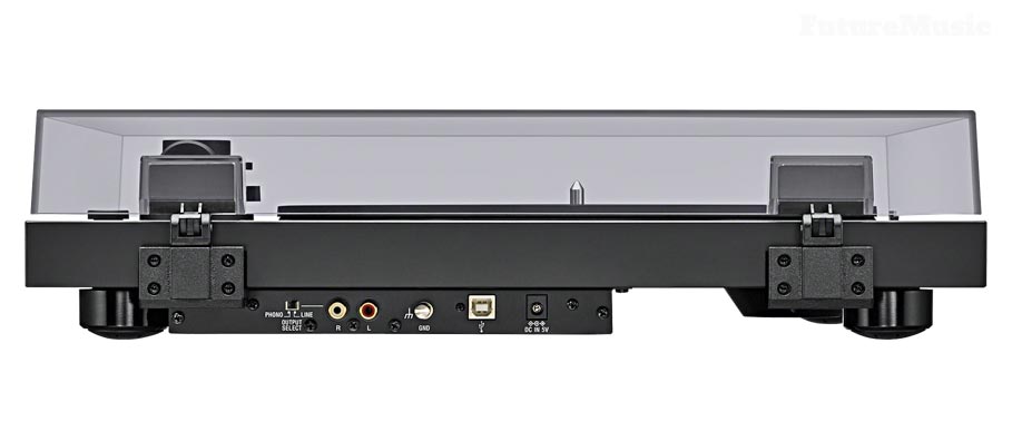 Sony-PS-HX500 turntable back connectivity