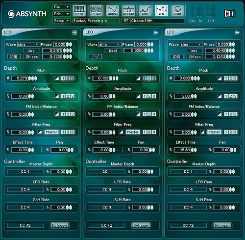 Absynth 3 LFO