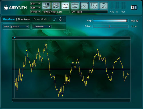 Absynth Waveform Window