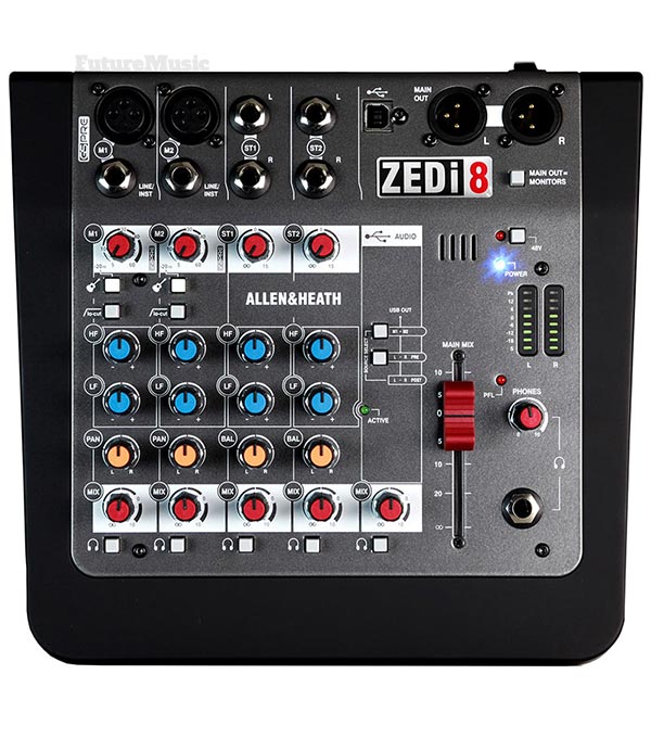 allen-heath zedi-8 mini mixers