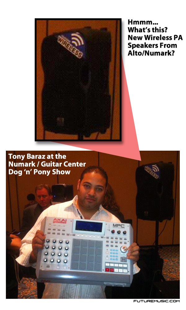 Tony shows off new Alto wireless speakers...