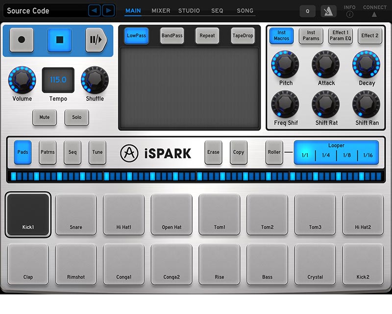 Arturia iSpark iPad iOS App