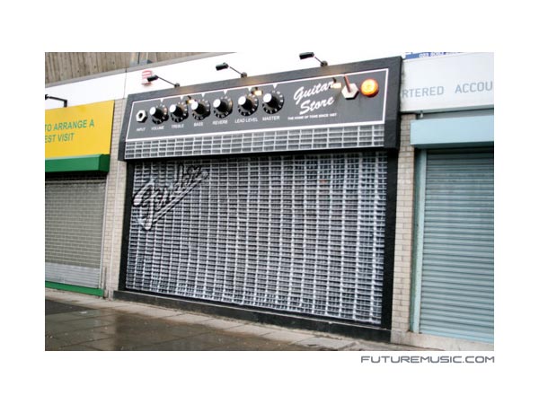 Best Guitar Music Store Storefront