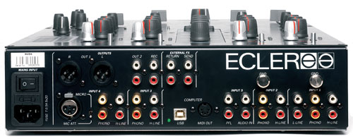 Ecler Nuo4 DJ Mixer Rear