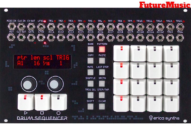 erica synths drum sequencer FutureMusic