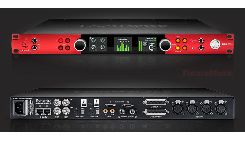 focusrite-red-4pre computer audio interface