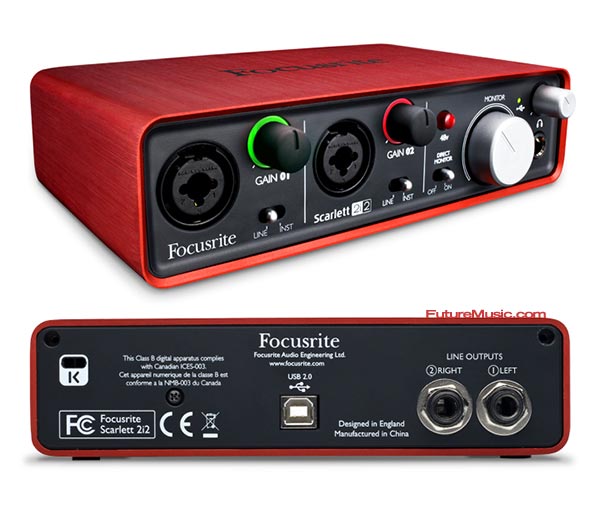 Focusrite 2i2 audio interface