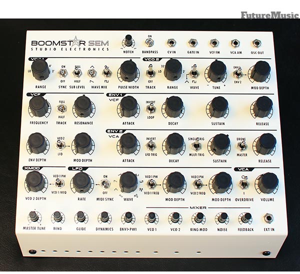 Studio Electronics Boomstar SEM Review - Top view