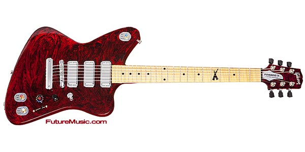 gibson firebird x digital electric guitar limited edition red