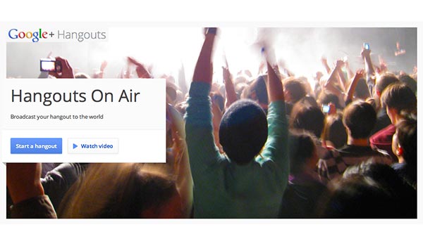 Google+ hangouts-on-air