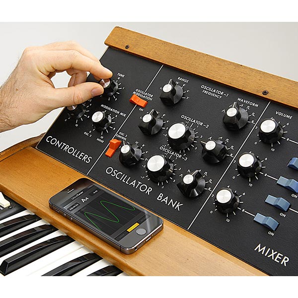 IK Multimedia's UltraTuner can tune a vintage synth like the Moog Model D