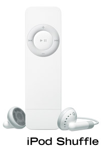 The Apple iPod Shuffle Flash Music Player