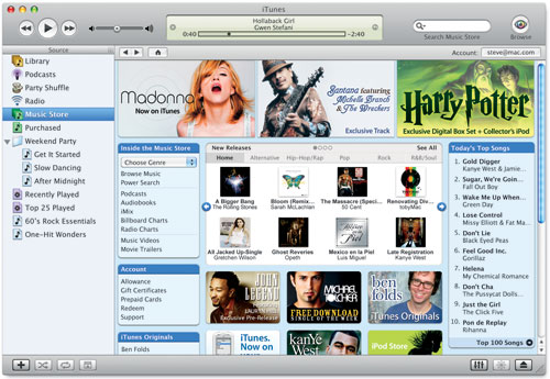 iTunes 5 Screenshot