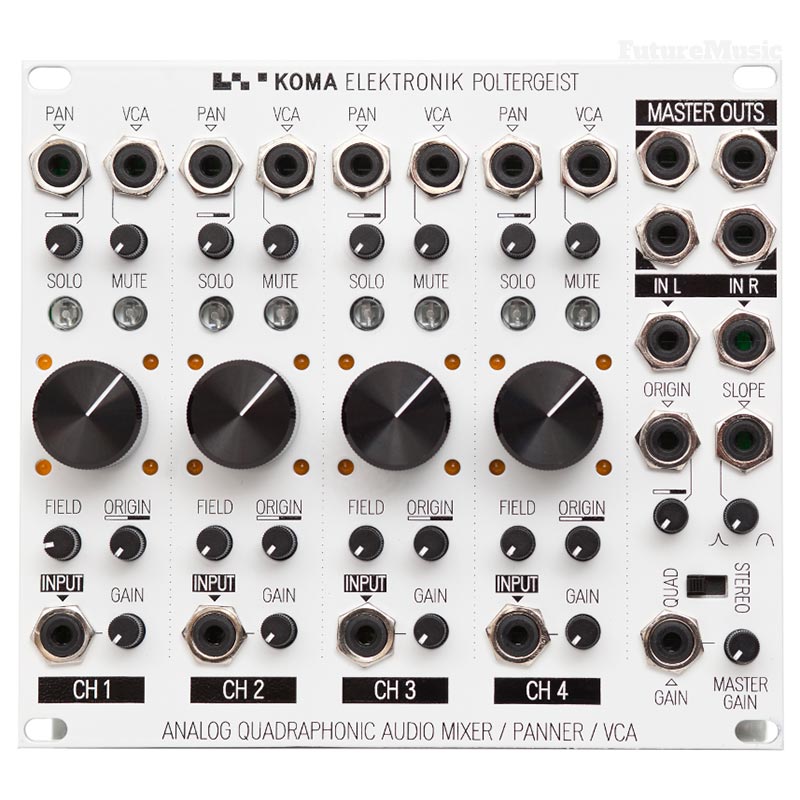 koma poltergeist quadraphonic eurorack mixer