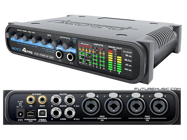 MOTU Premiers 4Pre Audio Interface > FutureMusic the latest news