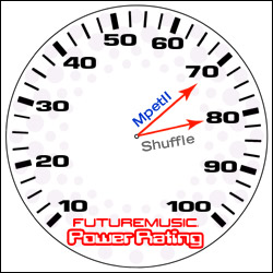Futuremusic TestDrive mpetII iPod shuffle powerratings