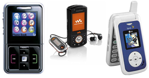 BenQ=Siemens, Sony-Ericsson Walkman and the LG Fusic