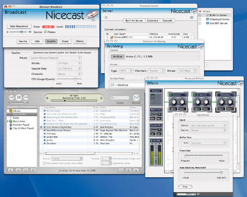 NiceCast Interface