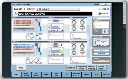 Korg Oasys Touch Screen