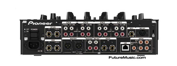 Pioneer DJM900 Rear Connections