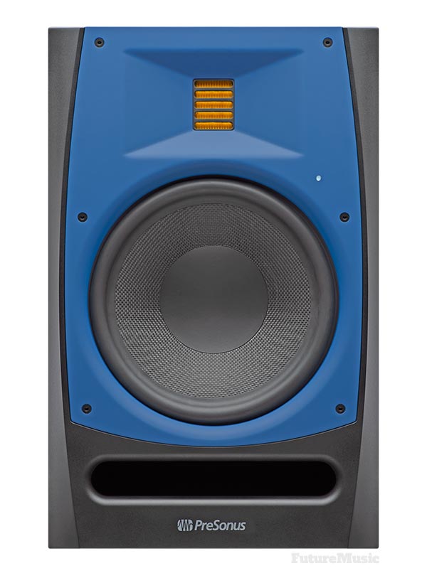 presonus r80 studio monitor front