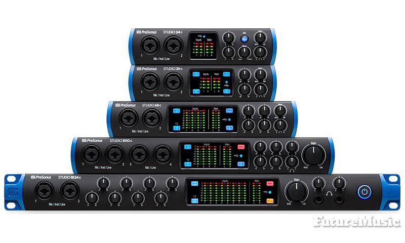 presonus studio USB-C audio interfaces futuremusic