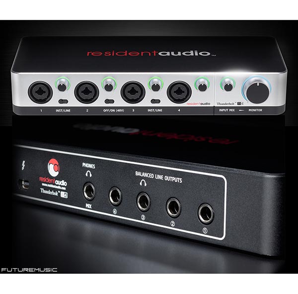resident-audio-T4 Thunderbolt audio interface