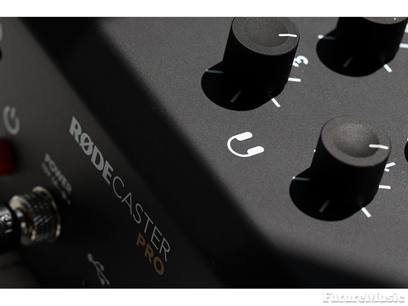 RØDECaster Pro Review by FutureMusic Rear View Copyright 2019 FutureMusic